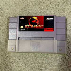 Mortal Kombat Super Nintendo Game with protector